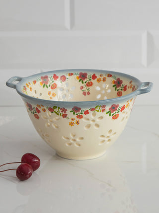 Berry Colander Cream Floral