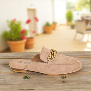 Keepsake Faux Suede Mule - Camel