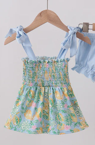 Lemon Drop Bloomer Set