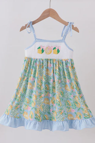 Lemon Drop Smocked Dress