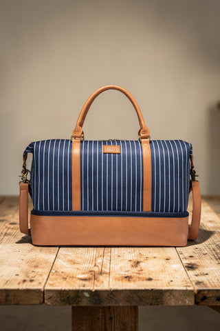 Lee Striped Collection Canvas Duffle Bag