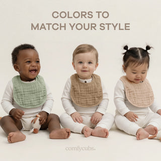 Muslin Cotton Adjustable Bibs