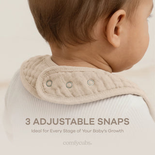 Muslin Cotton Adjustable Bibs