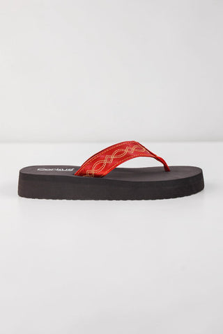 Overboard Flip Flops - Red