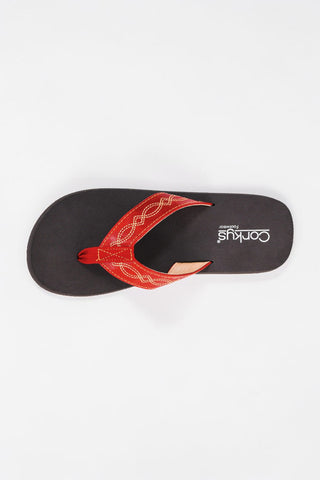 Overboard Flip Flops - Red