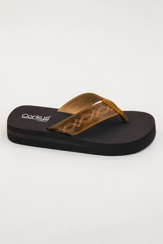 Overboard Flip Flops - Saddle