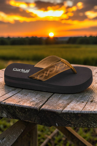 Overboard Flip Flops - Saddle