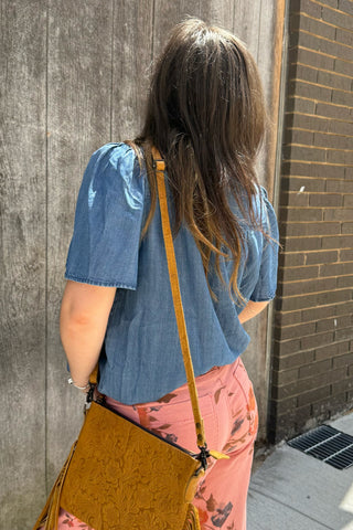 Daytripping Chambray Top