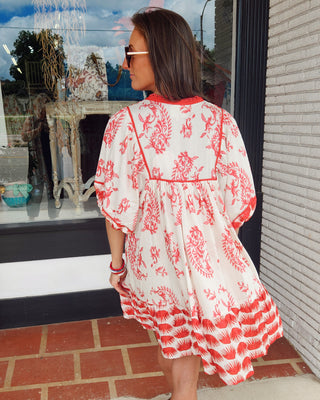 Red Remix Mini Dress