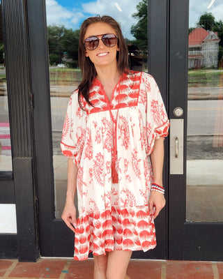 Red Remix Mini Dress