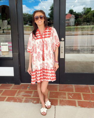 Red Remix Mini Dress