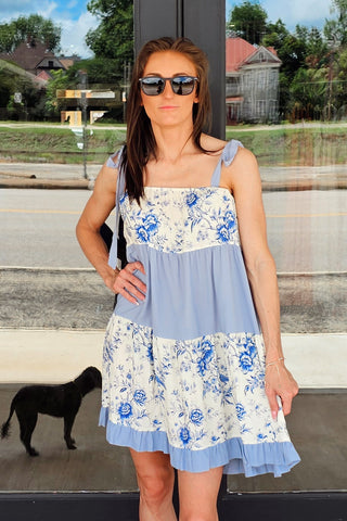 Garden Party Floral Mini Dress