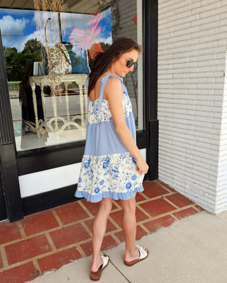 Garden Party Floral Mini Dress