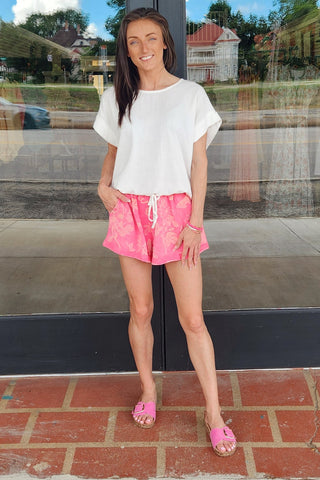 Sketchbook Terry Shorts - Pink