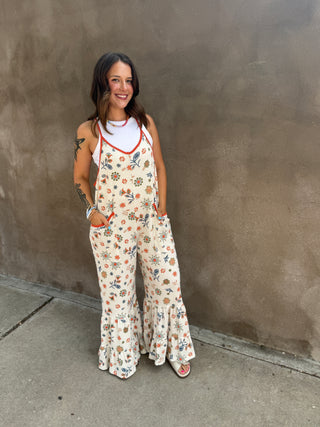 Summer Daze Waffle Knit Jumpsuit