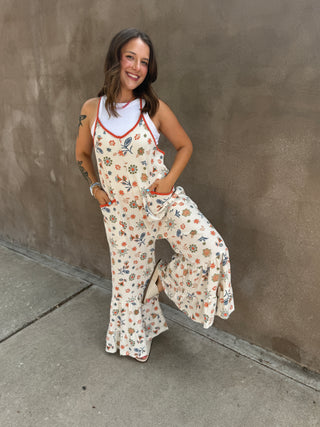 Summer Daze Waffle Knit Jumpsuit