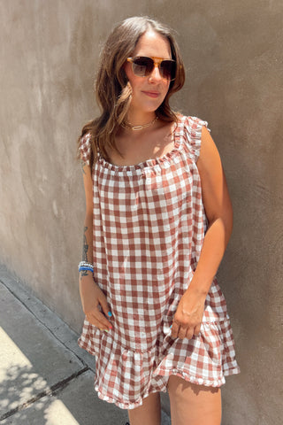 Sunset Tides Babydoll Dress