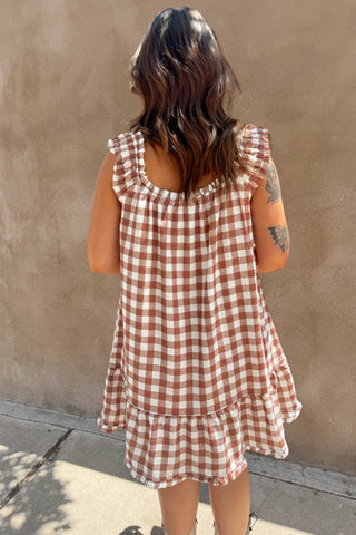 Sunset Tides Babydoll Dress