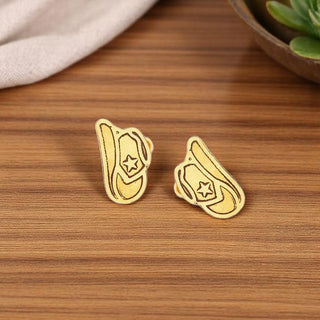 Star Cowboy Hat Earrings