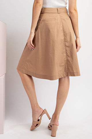 A-Line Midi Skirt - Coco