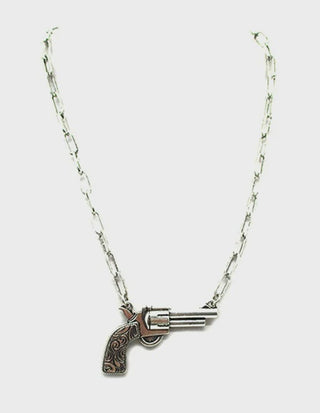 Western Pistol Necklace