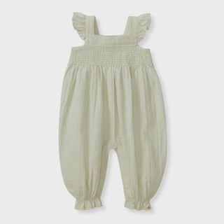 Seersucker Organic Baby Jumpsuit