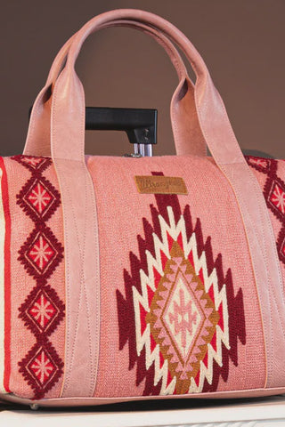 Wrangler Southwestern Print Duffle Bag - Hot Pink