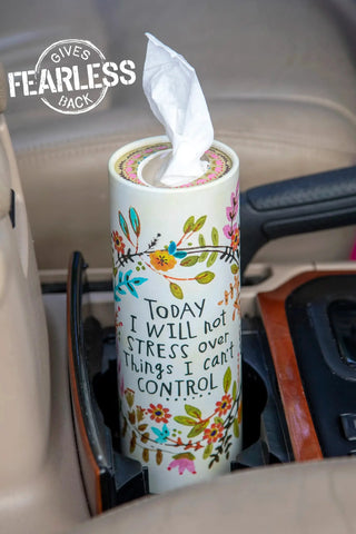 Set of 3 Car Tissues -  Today I Will Not Stress