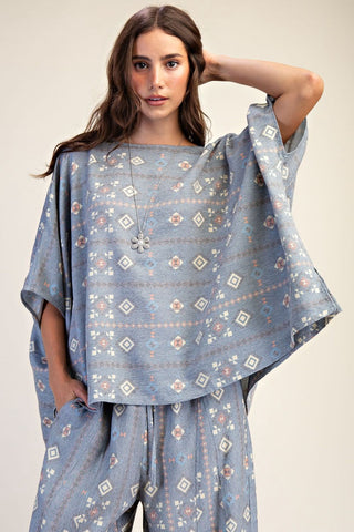 Southwest Skies Boxy Top