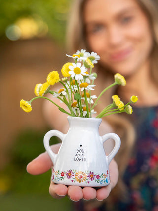 Artisan Bud Vase - "You Are So Loved"