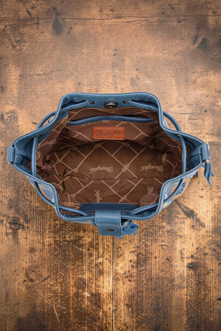 Wrangler Southwestern Knitted Drawstring Crossbody Bag