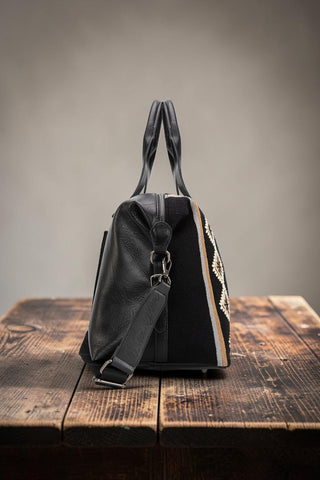 Wrangler Southwestern Print Duffle Bag- Black