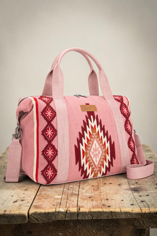 Wrangler Southwestern Print Duffle Bag - Hot Pink