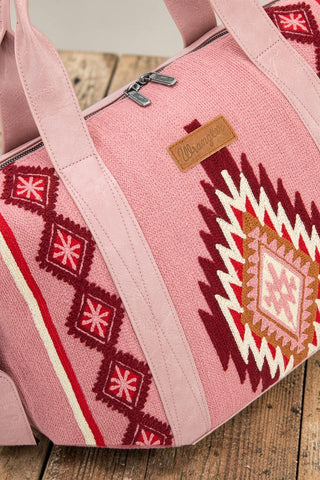 Wrangler Southwestern Print Duffle Bag - Hot Pink