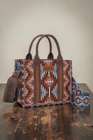 Wrangler Southwest Dual Sided Print-Tote - Coffee