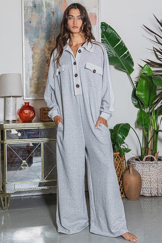 Oversize French Terry Jumpsuit