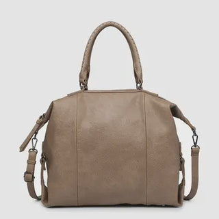 Indy Rustic Dual Handle Tote - Mushroom