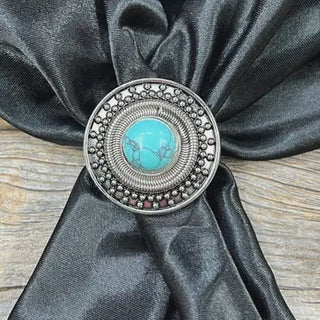 Wild Rag Round Turquoise Slide