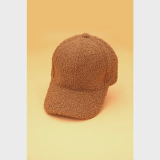 Sherpa Baseball Cap - Brown