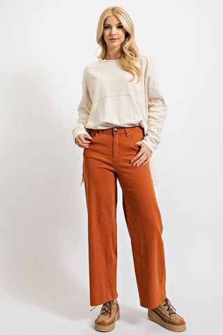 Twill Highwaist Pants