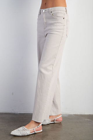 Twill Highwaist Pants