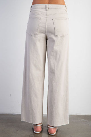 Twill Highwaist Pants