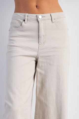 Twill Highwaist Pants