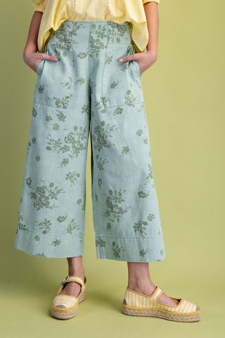 Greenley Cropped Twill Pants