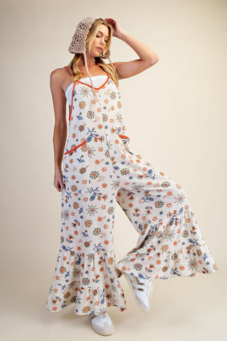 Summer Daze Waffle Knit Jumpsuit
