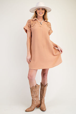 Desert Eyelet Dress