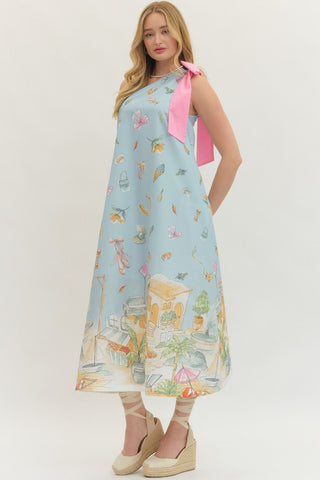 Summer Days One-Shoulder Dress