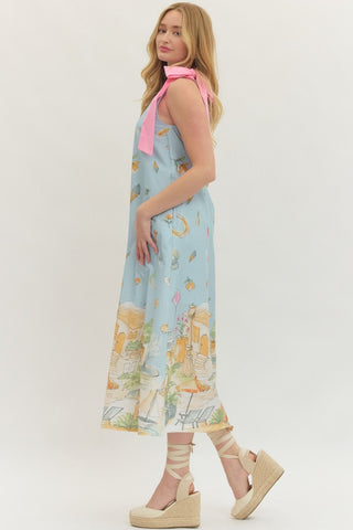 Summer Days One-Shoulder Dress