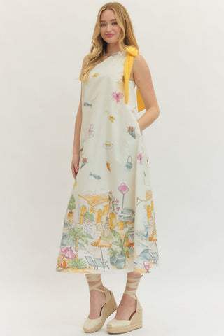 Summer Days One-Shoulder Dress