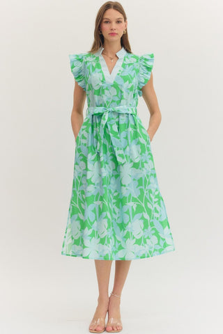 Dolly Floral Midi Dress
